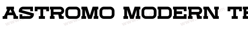 Astromo Modern Techn字体转换